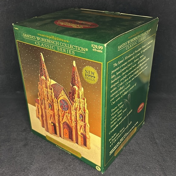 Lighted St. Barnabas’ Church by Santa’s Workbench, Classic Series, 1999 vintage - Picture 7 of 9